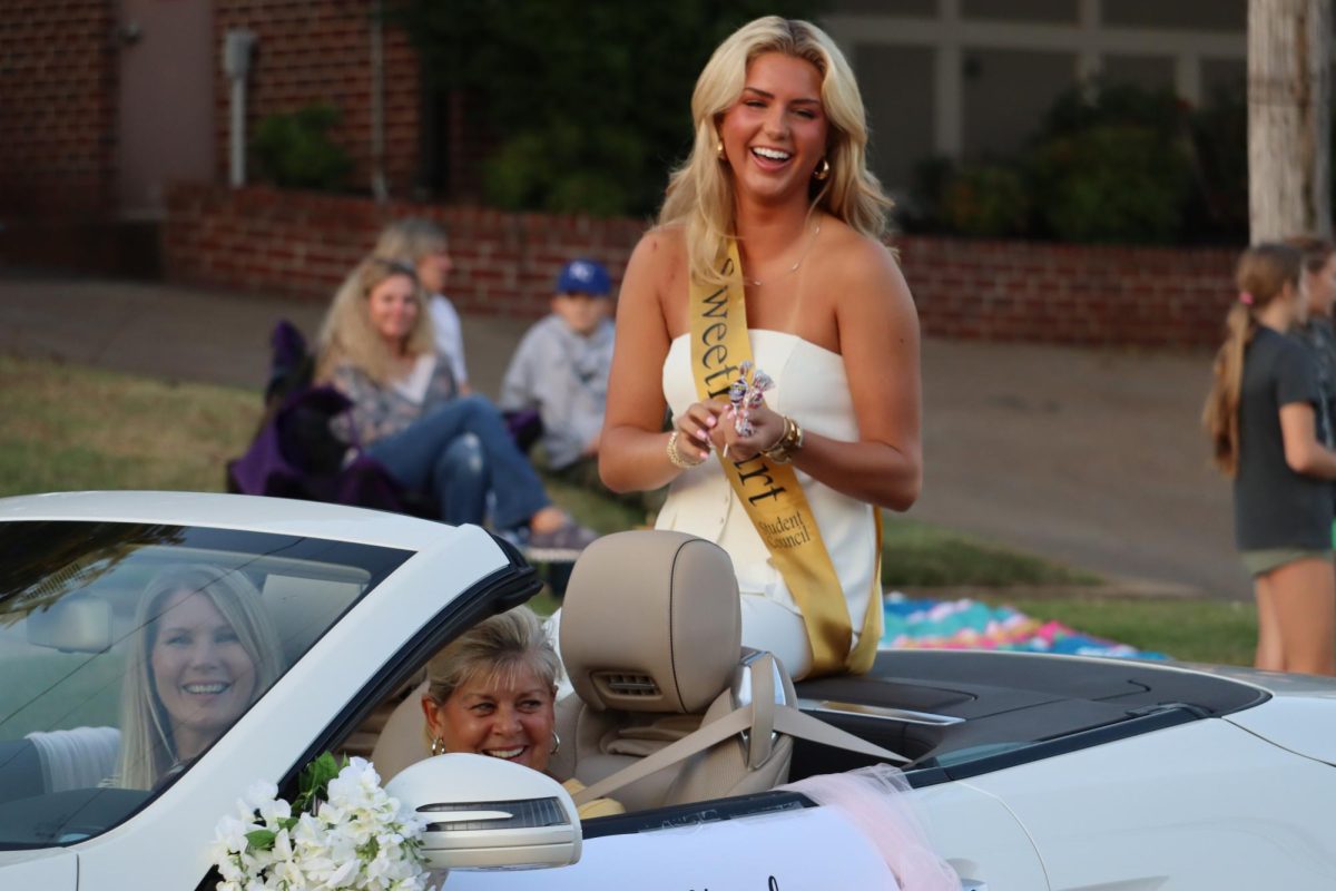 Makayla Stripling as the Student Council Sweetheart