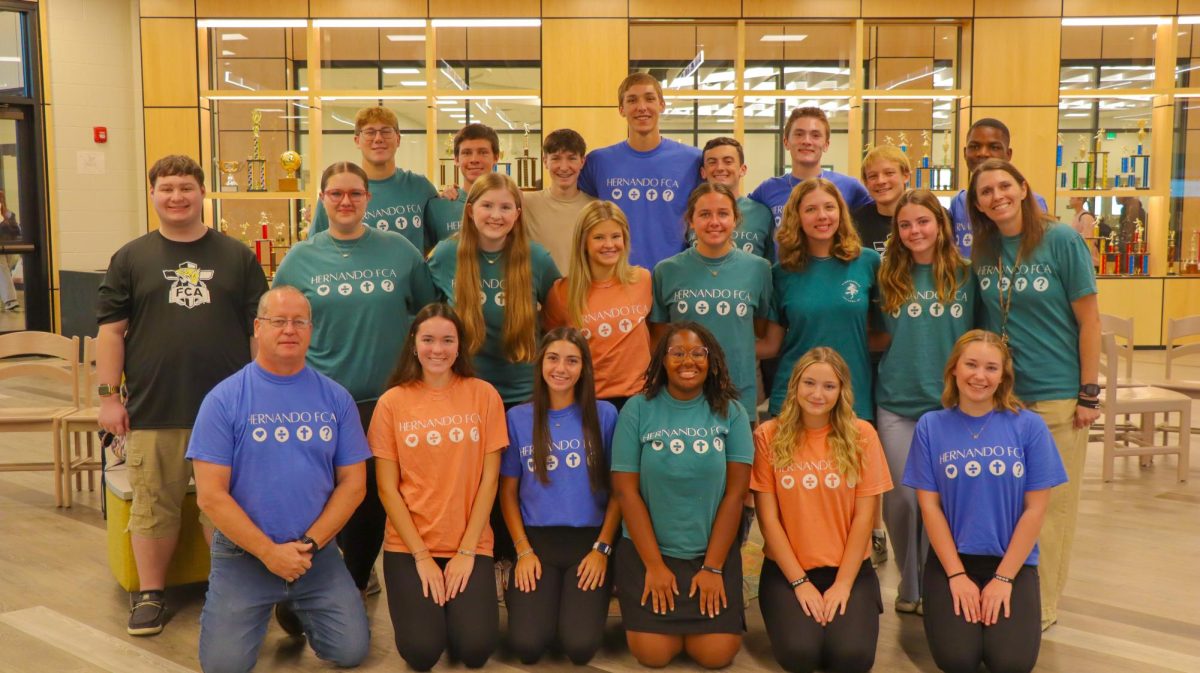 FCA Leaders, Consisting of freshmen, sophomores, juniors & seniors. 